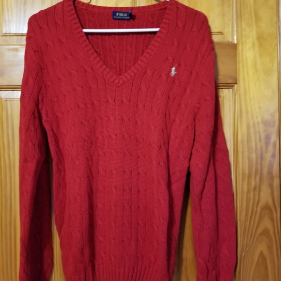 Ralph Lauren red sweater - Picture 1 of 7